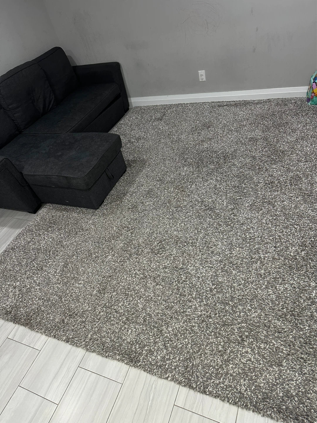 Grey Shag Area Rug - photo 3