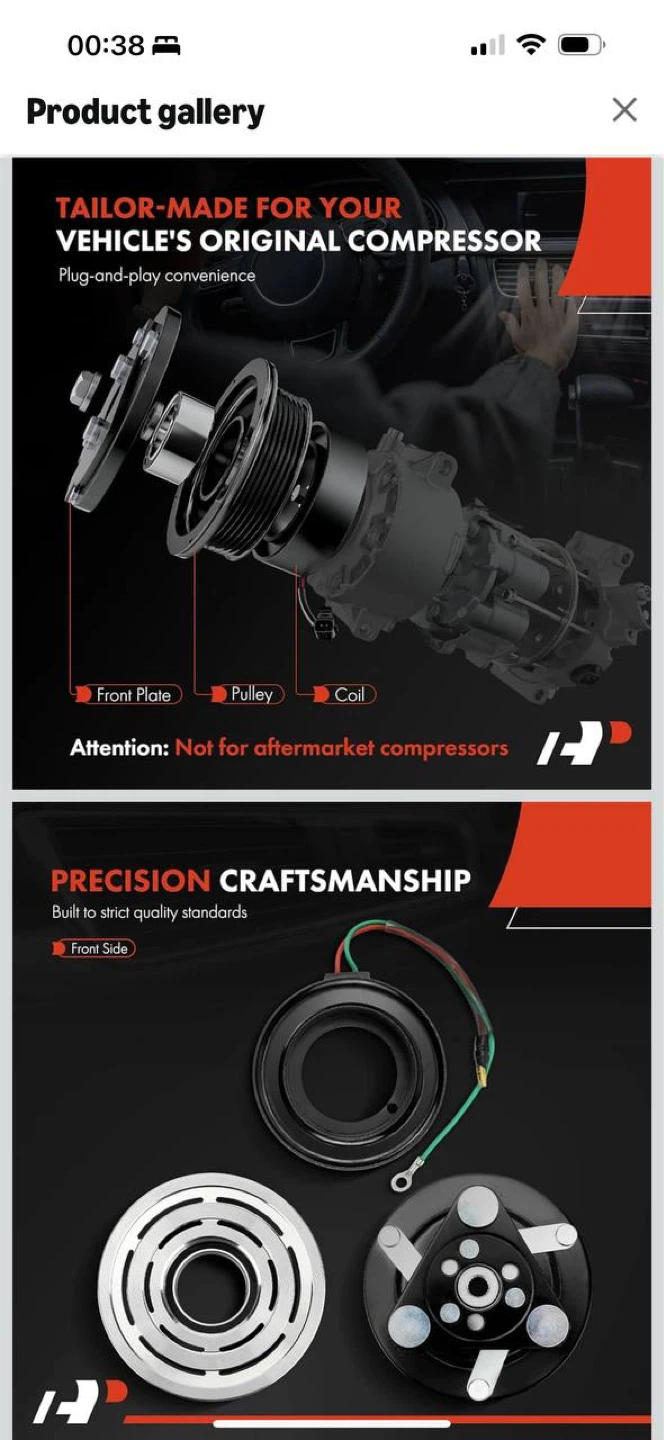 AC COMPRESSOR CLUTCH KIT – NISSAN / ACURA - photo 3