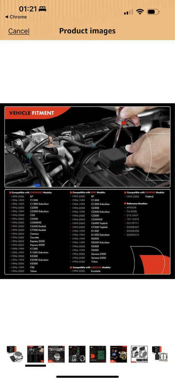 MAF SENSOR Mass Air Flow Sensor Chevy GMC Cadillac Yuko - photo 2
