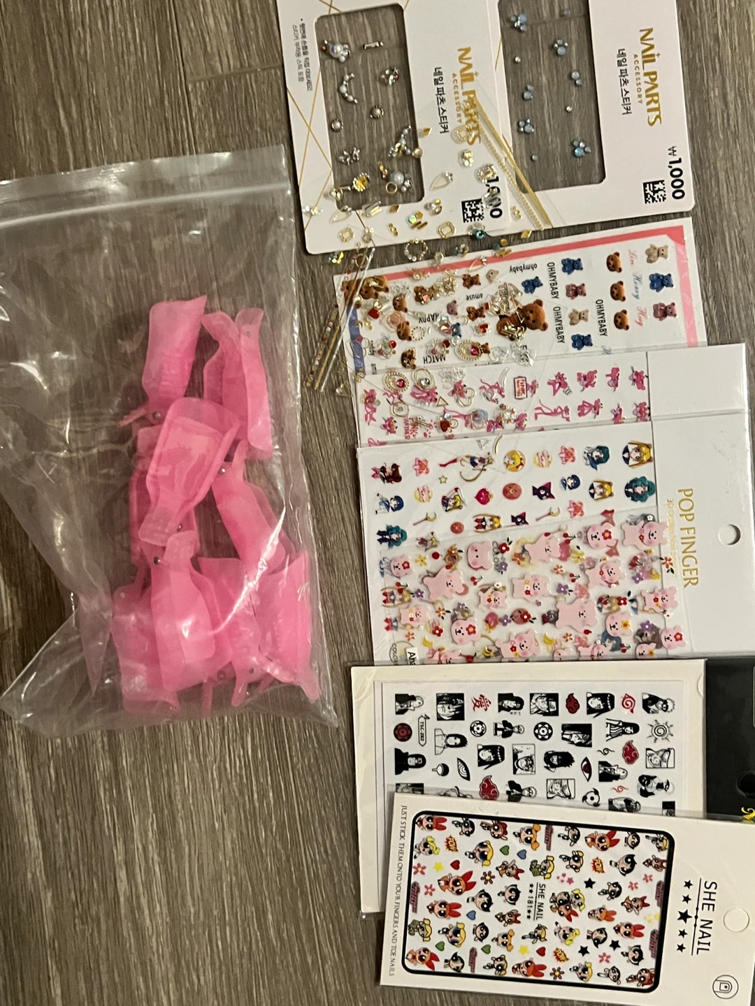 Nail Art Stickers, Charms, and Glitter Collection - photo 2