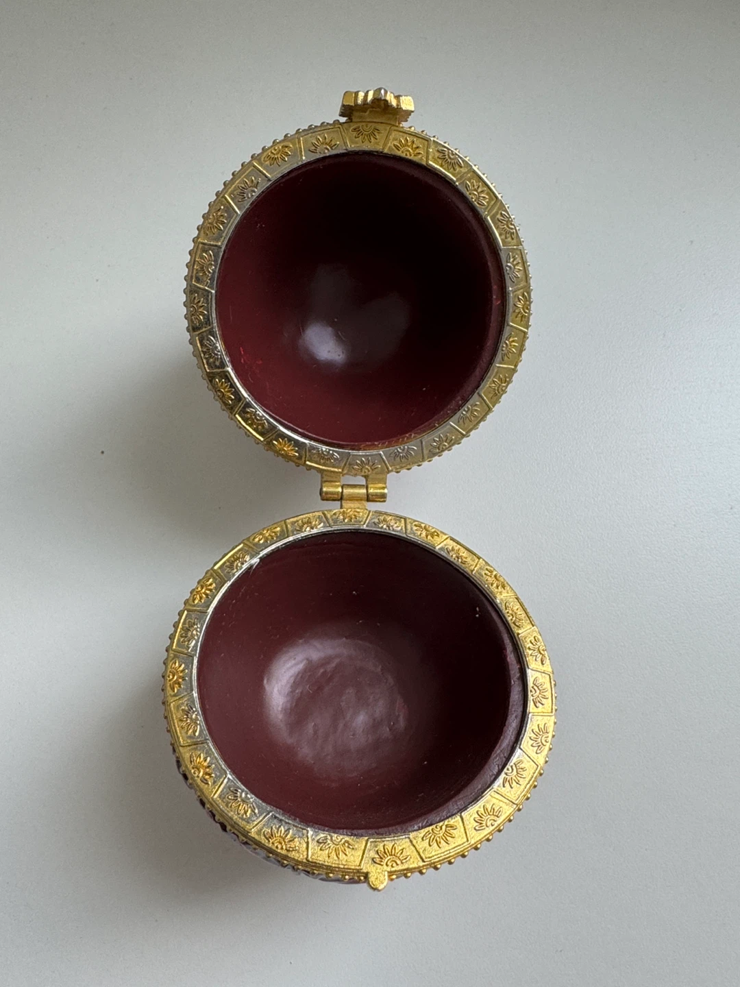 Set of 5 Decorative Egg Trinket Boxes - photo 5