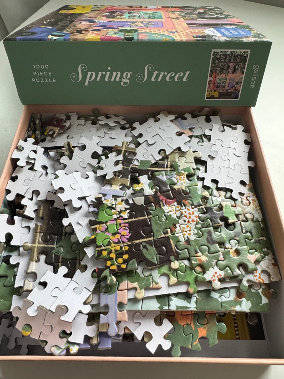 Galison Spring Street 1000 Piece Jigsaw Puzzle - photo 4
