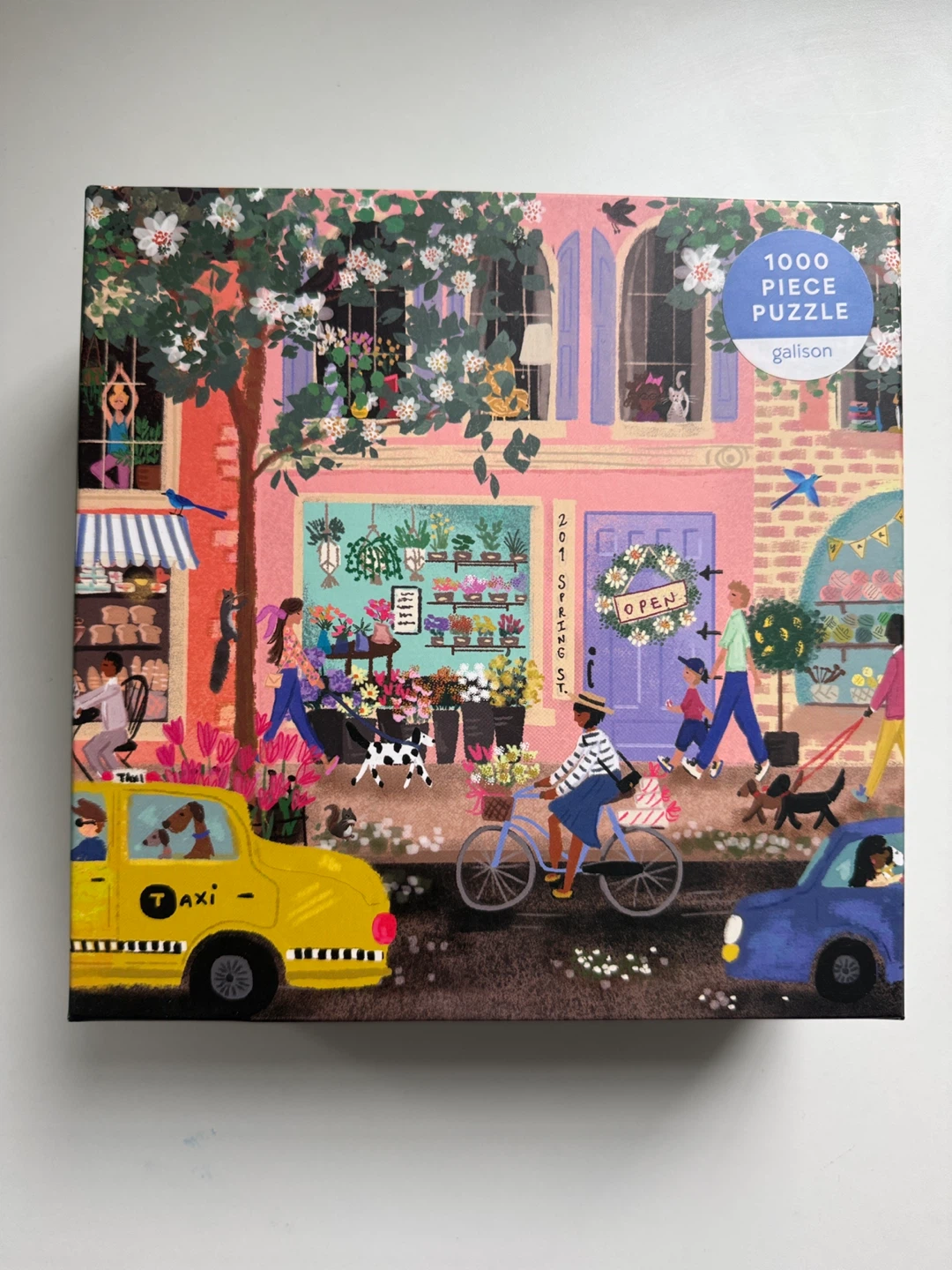 Galison Spring Street 1000 Piece Jigsaw Puzzle