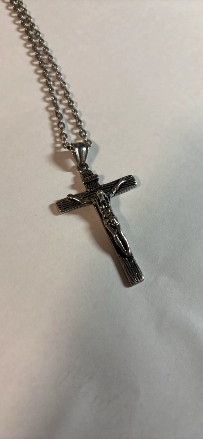 Jesus Crucifix Pendant Necklace - photo 2