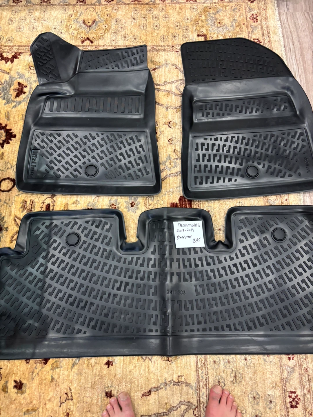 Tesla Model 3 Floor Mats 2017-2019