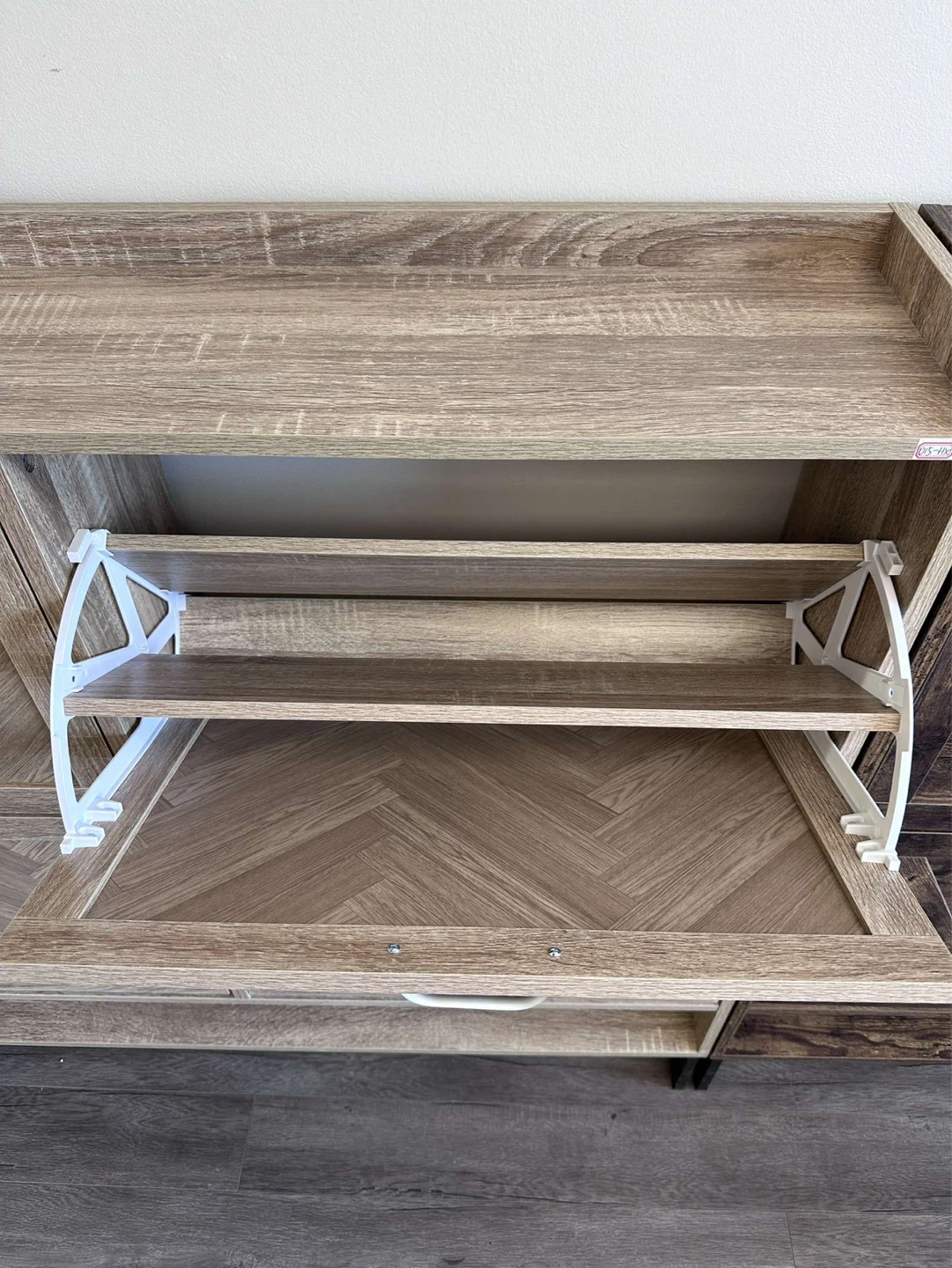 Wooden Shoe Cabinet with 4 Drawers - photo 5