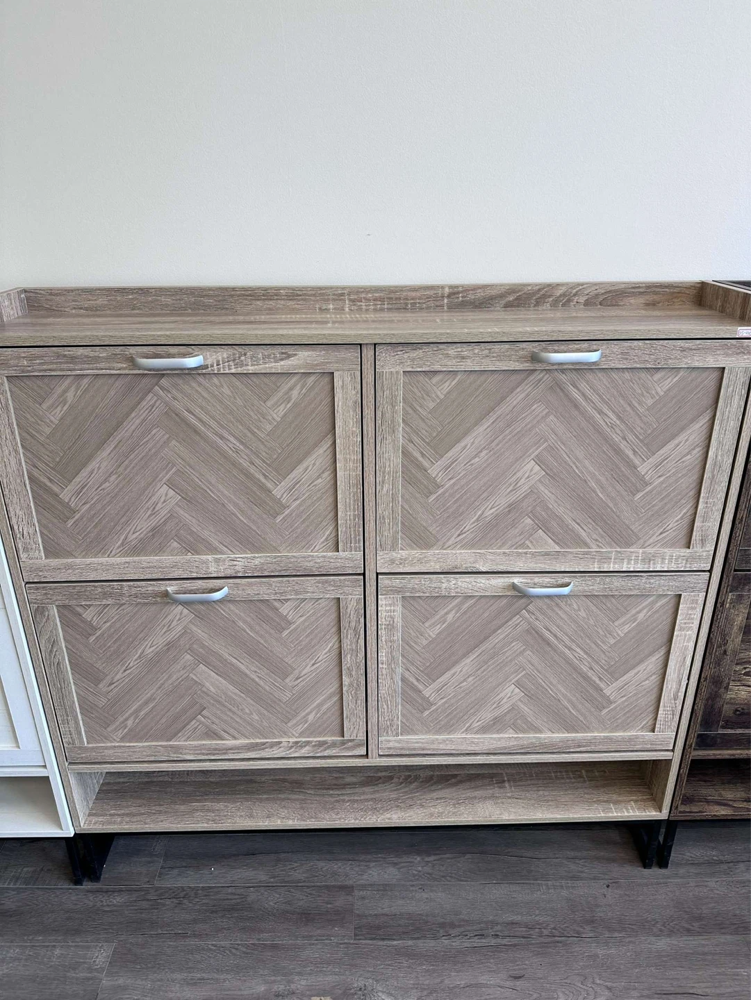 Wooden Shoe Cabinet with 4 Drawers - photo 3