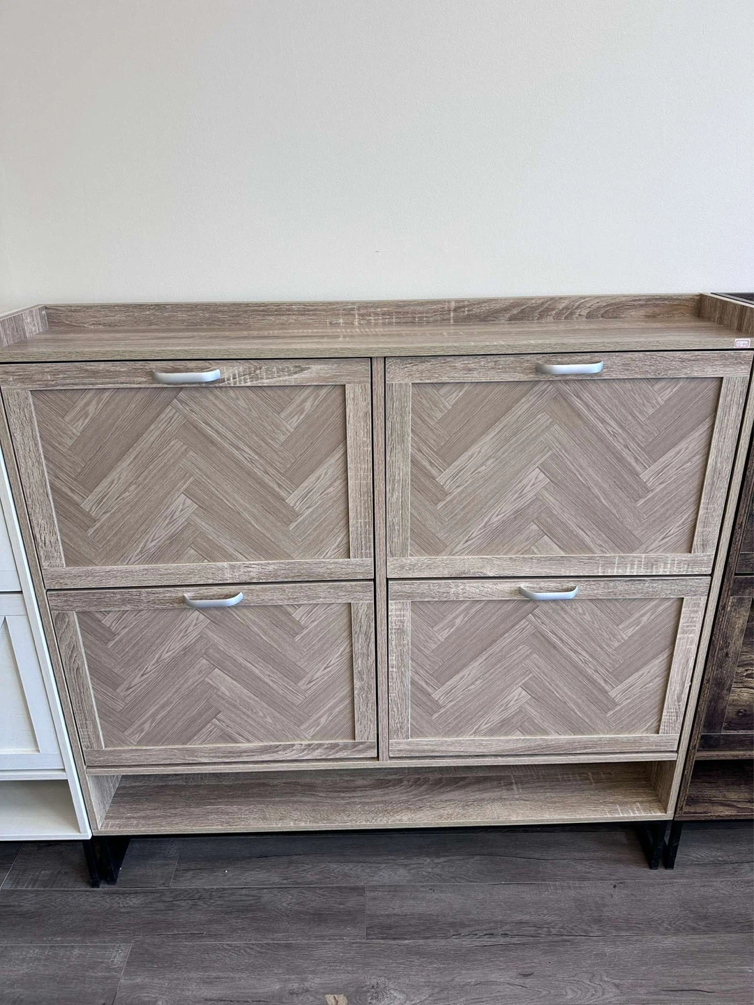 Wooden Shoe Cabinet with 4 Drawers - photo 2
