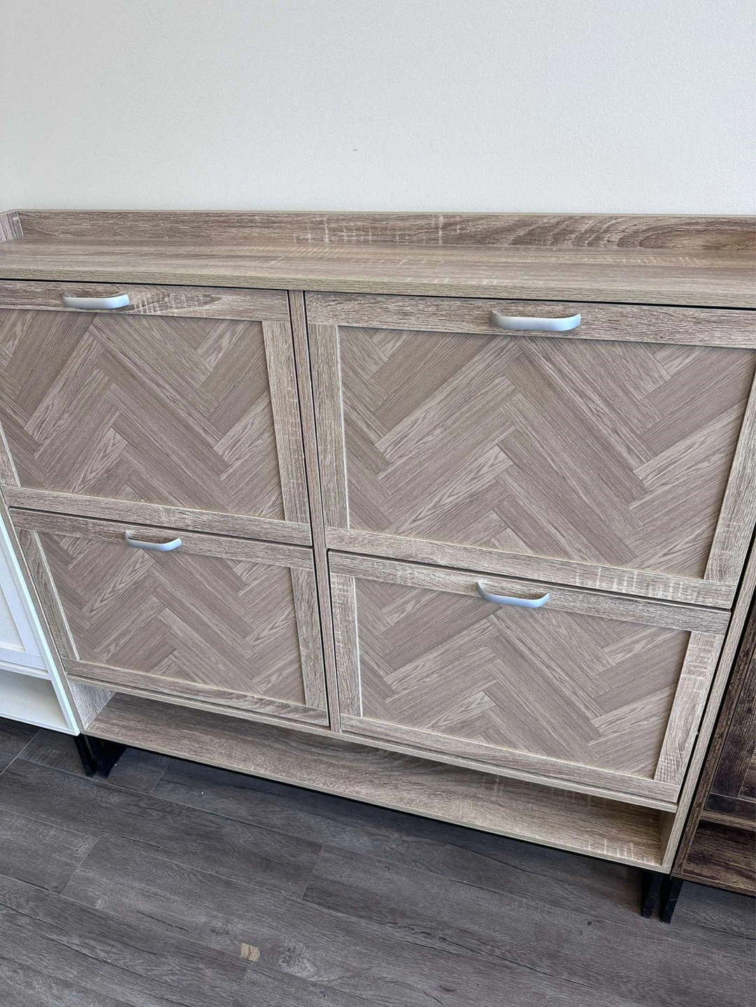 Wooden Shoe Cabinet with 4 Drawers - photo 4