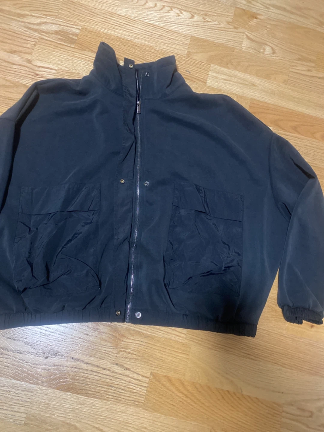FLYCURVY Black Bomber Jacket - XL - photo 2