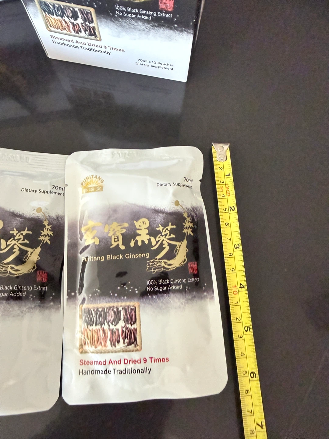 PuriTang Black Ginseng Dietary Supplement Pouches (10 x 70ml) - photo 5