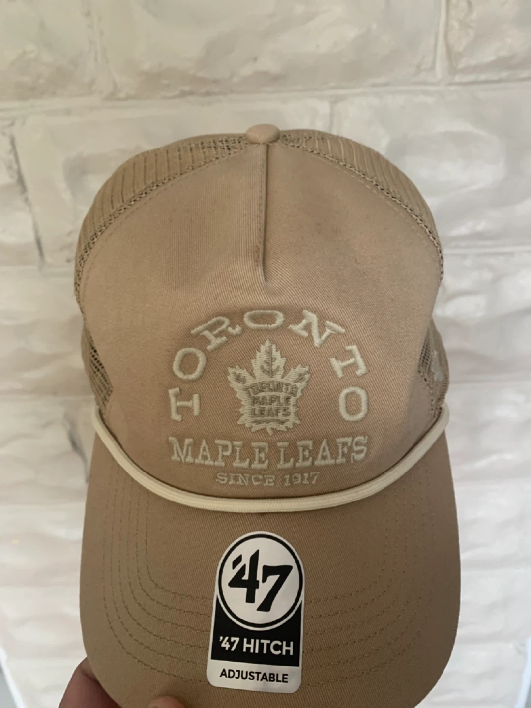 Toronto Maple Leafs 47 Brand Trucker Hat - Tan - photo 2
