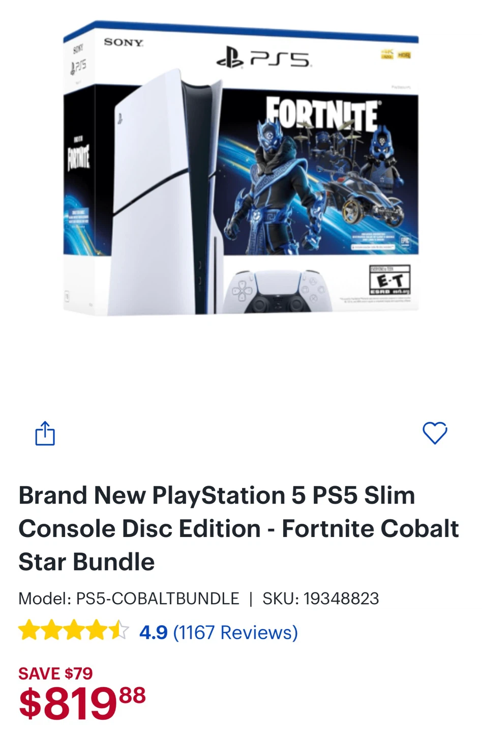 Sony PS5 Console Disc Edition with 2 controllers - photo 4