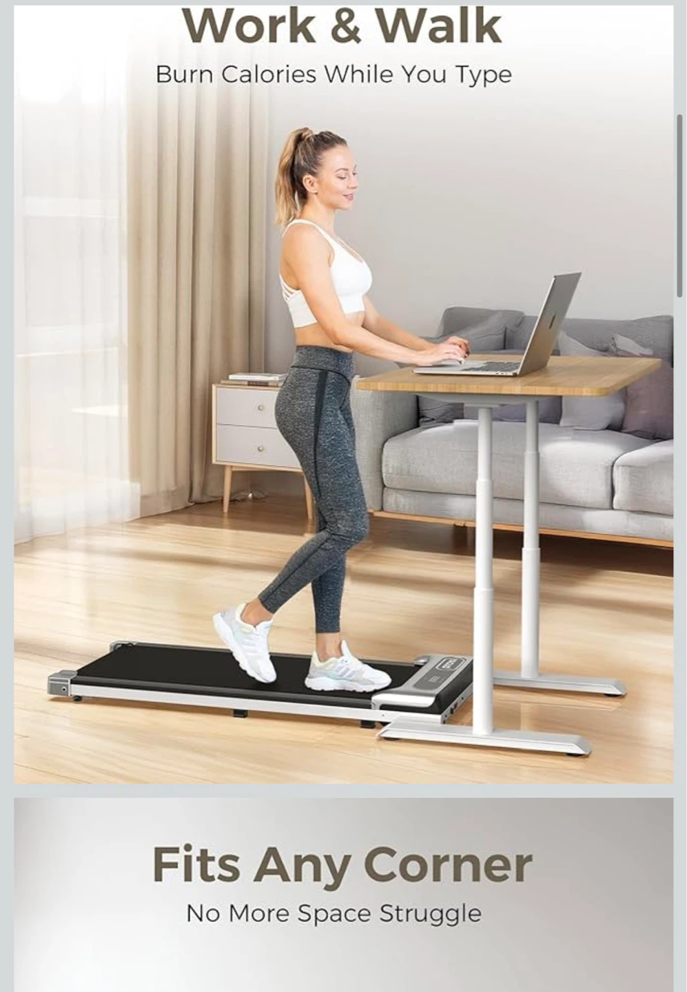 Brand new Yagud Under Desk Walking Pad Treadmill - photo 2