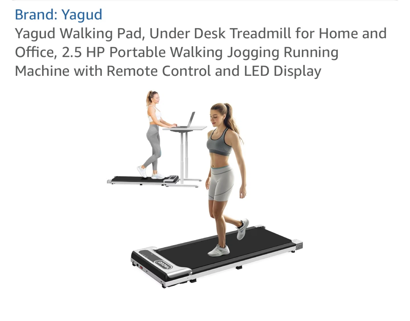 Brand new Yagud Under Desk Walking Pad Treadmill