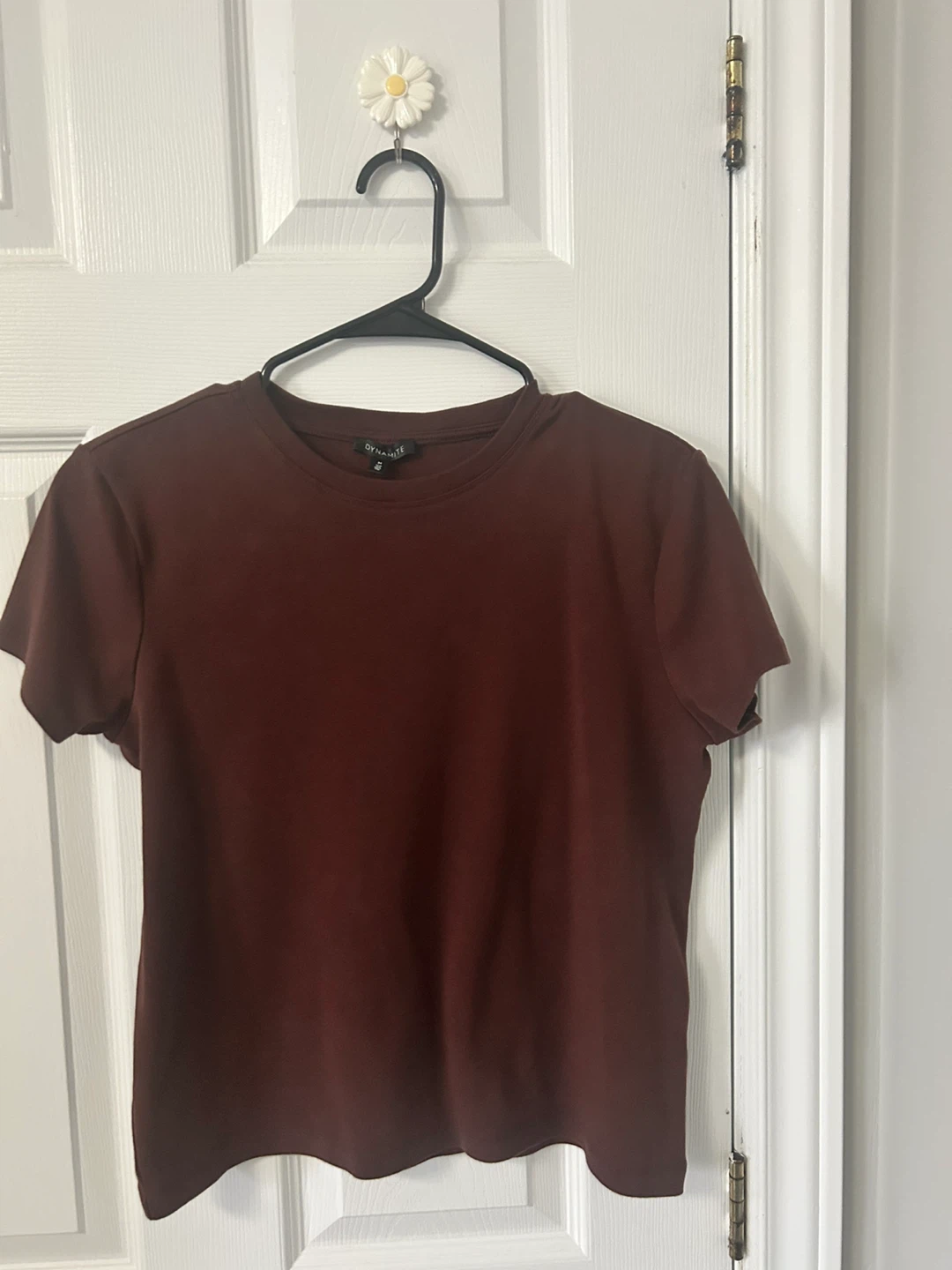 RW&CO Women's Short Sleeve T-Shirt - Burgundy