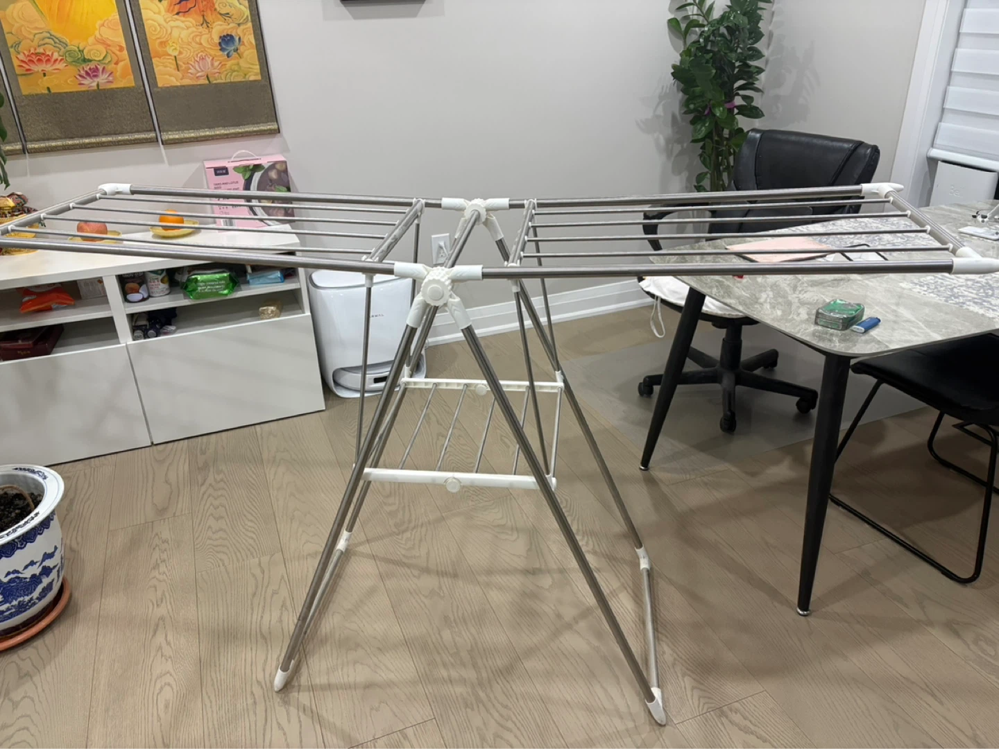 Collapsible Clothes Drying Rack