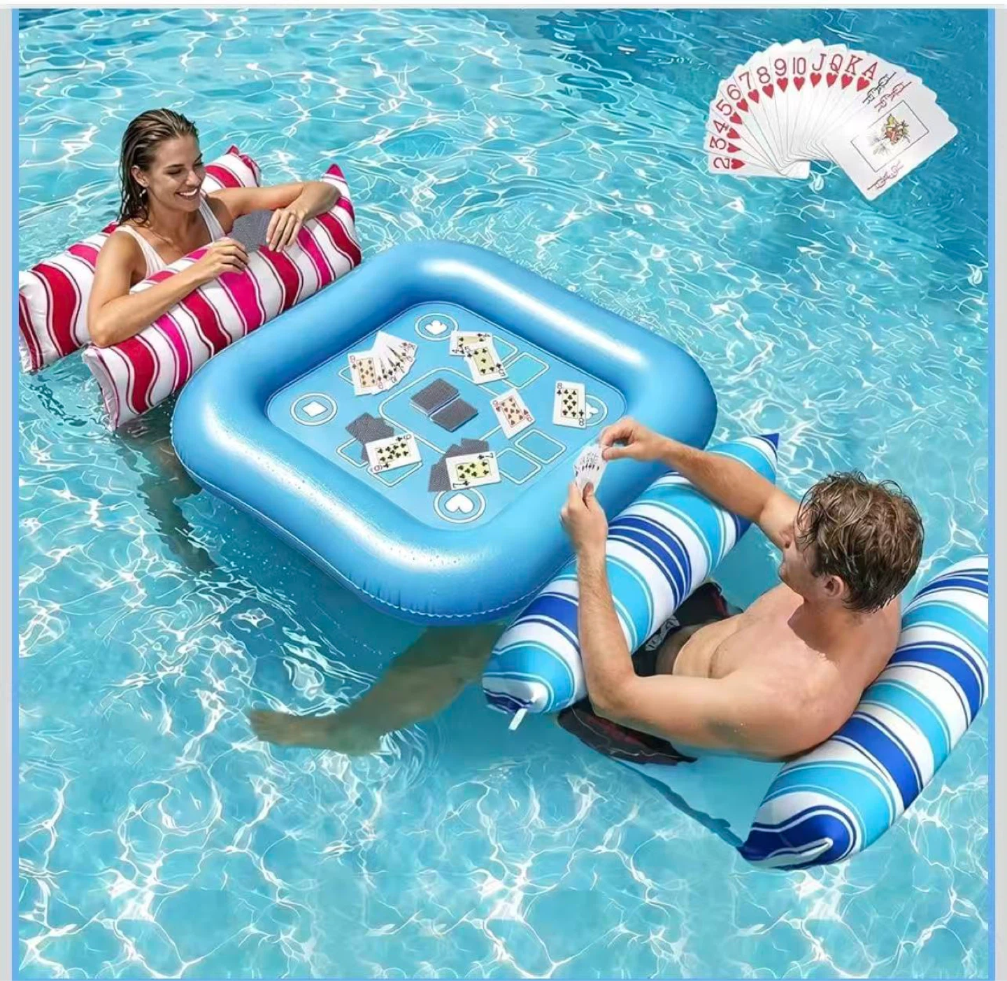 Inflatable Floating Drink & Snack Serving Tray