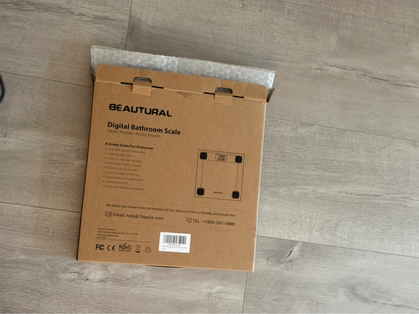 Modern glass Digital Bathroom Scale body weight - photo 3