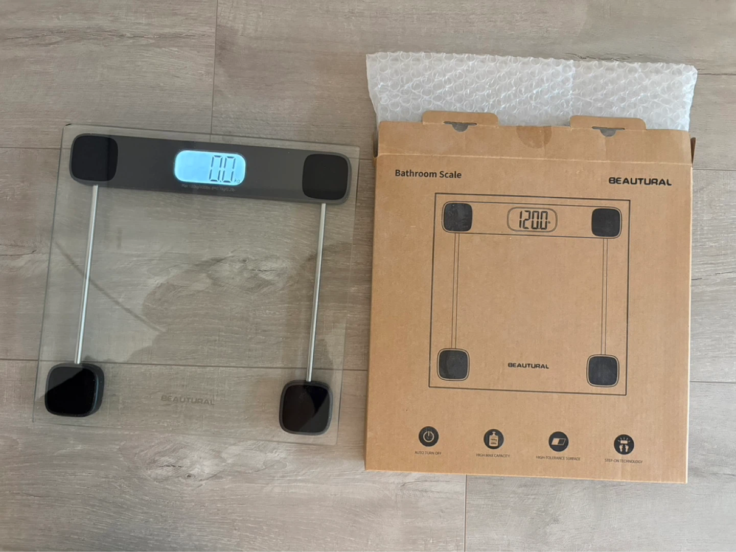 Modern glass Digital Bathroom Scale body weight - photo 2