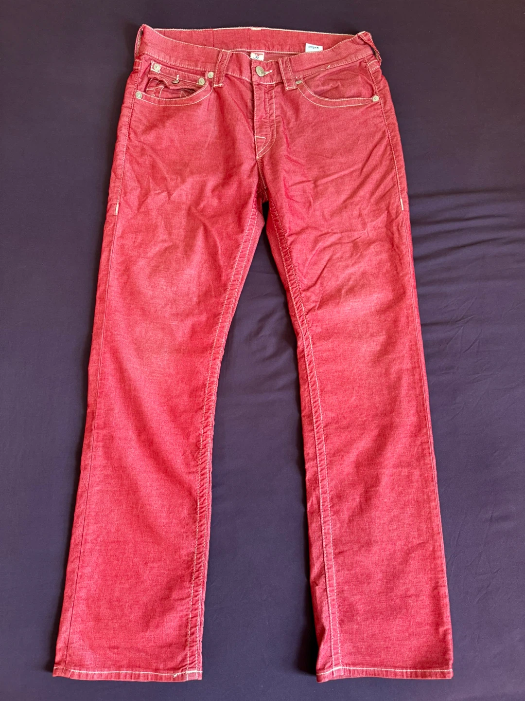2 Pairs True Religion Jeans Ricky Relaxed Straight Fit - photo 2