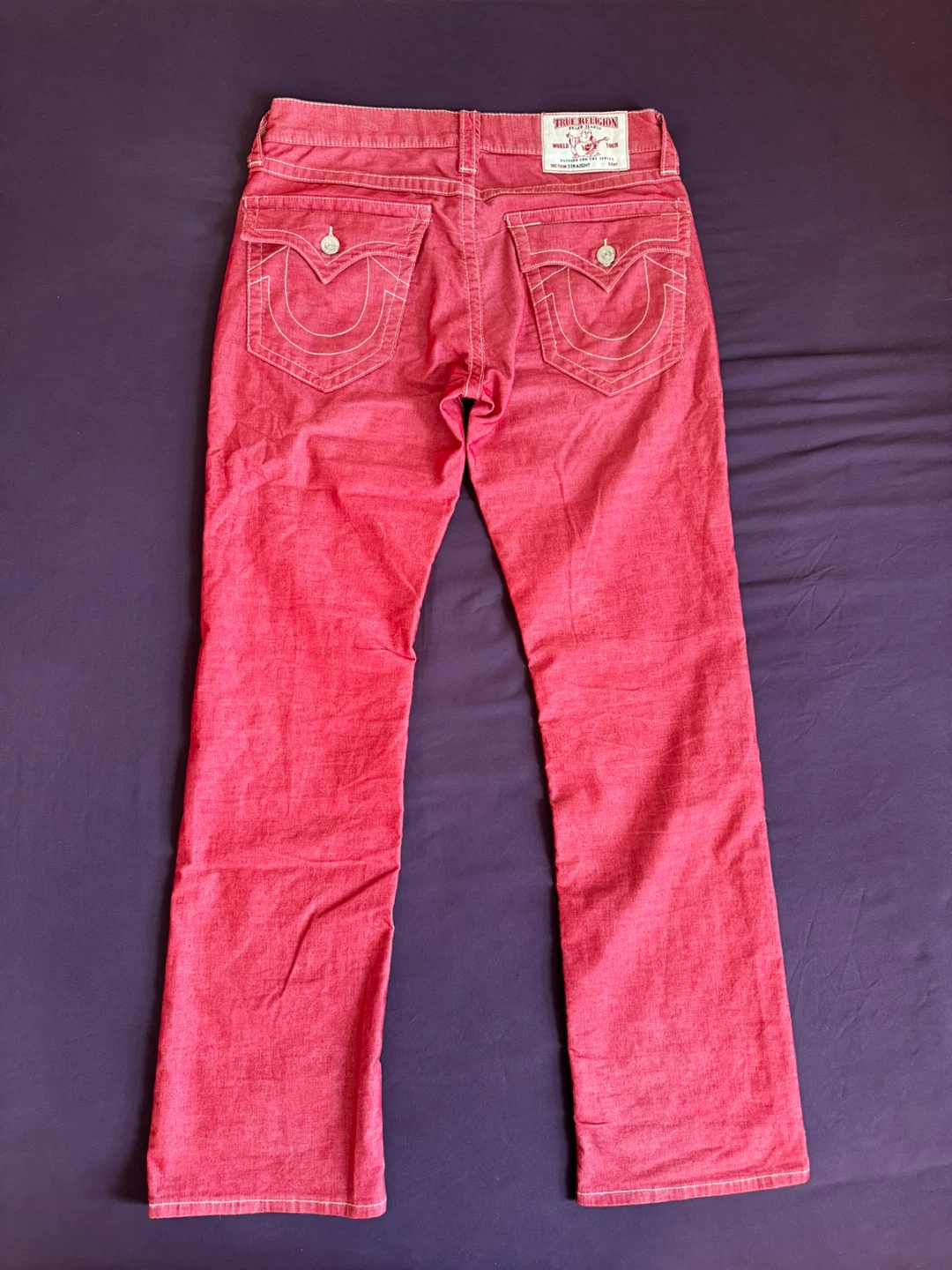 2 Pairs True Religion Jeans Ricky Relaxed Straight Fit - photo 3