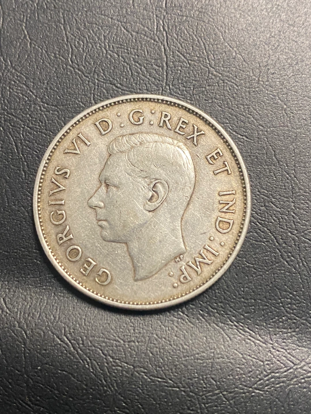 1942 Canadian 50 Cents 80% Silver - photo 2