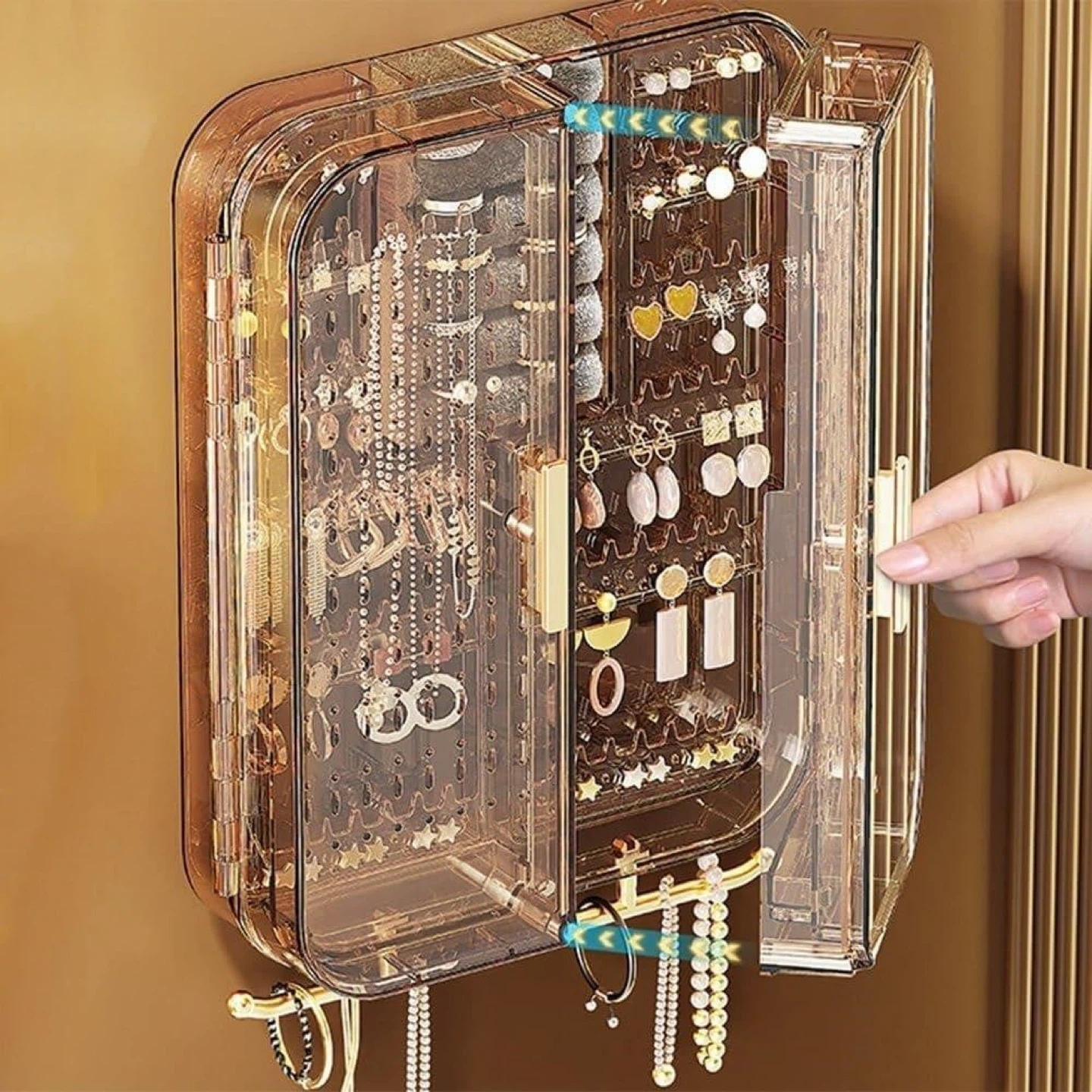 Wall-Mounted Jewelry Organizer Storage Box - photo 3