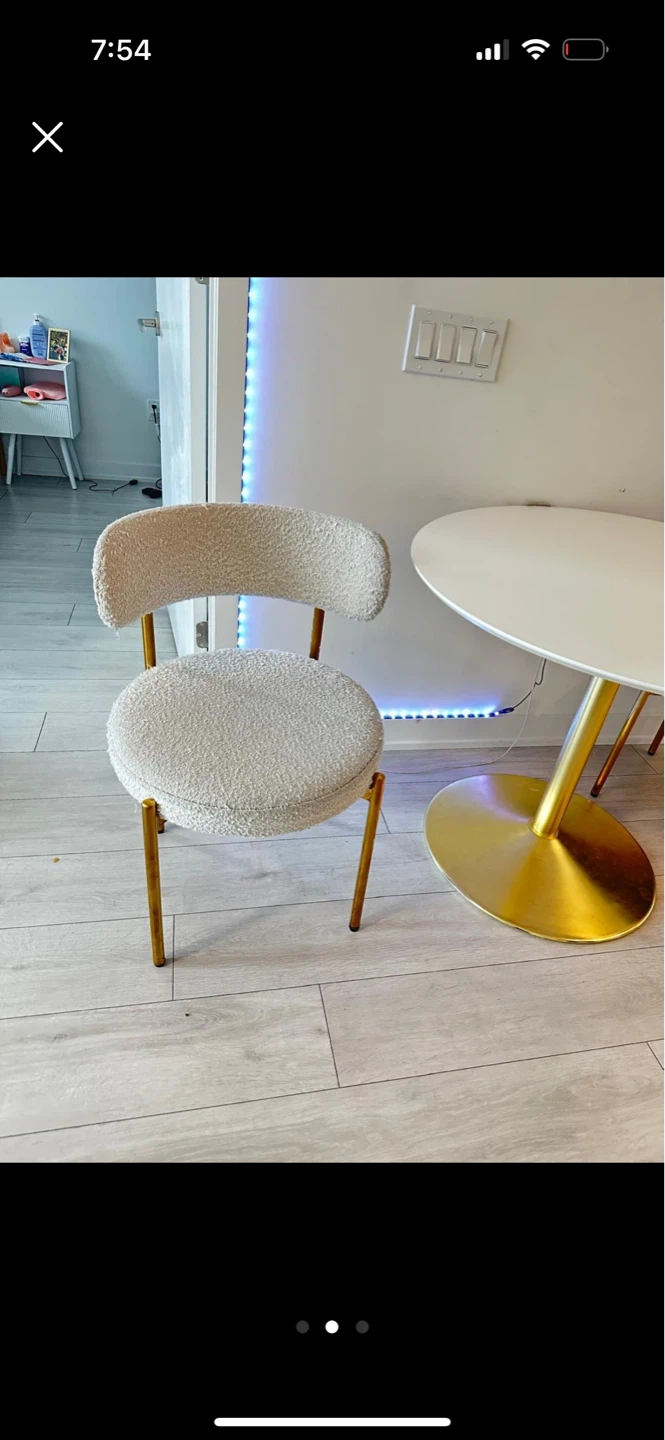Tulip Style Dining Set with 2 Chairs - photo 2