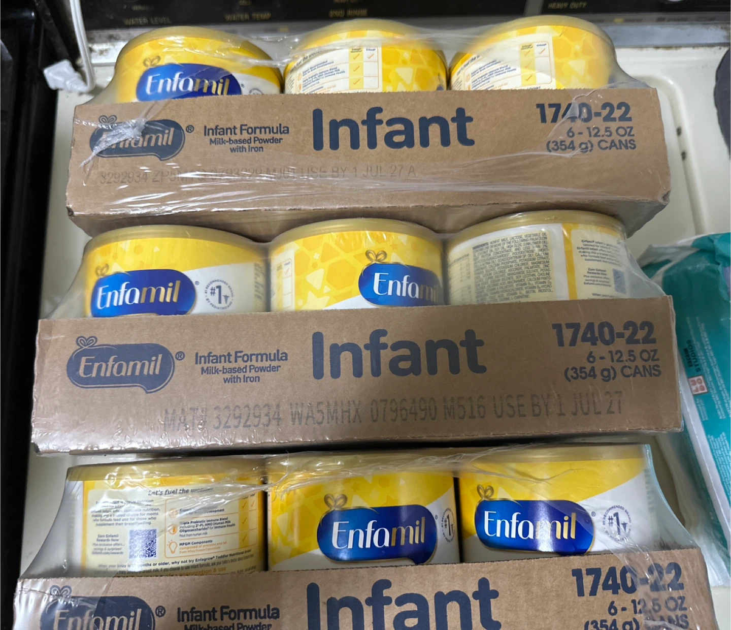 Enfamil Infant Formula Milk-Based Powder 6-12.5 oz Cans