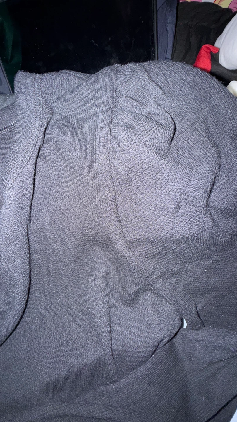 GAP Black Tiered Long Sleeve Dress XL - photo 5