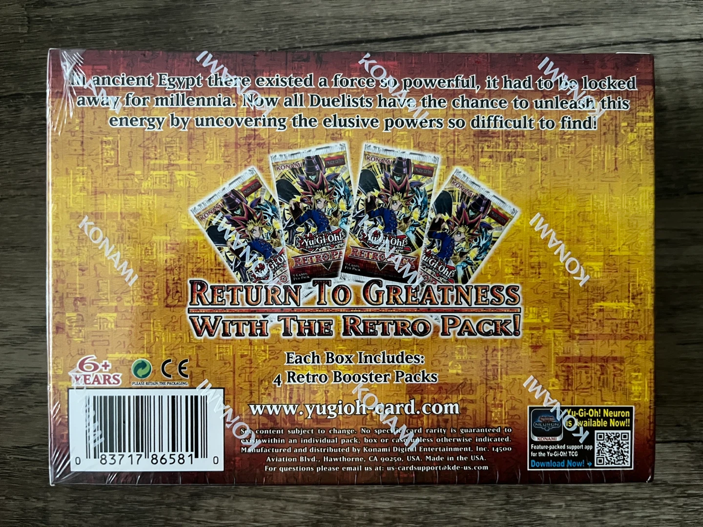 Yugioh - Retro Pack 1 Box - photo 2