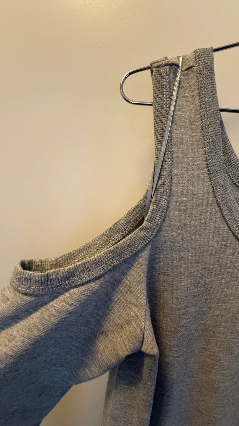 Grey Cold Shoulder Jumpsuit - photo 4