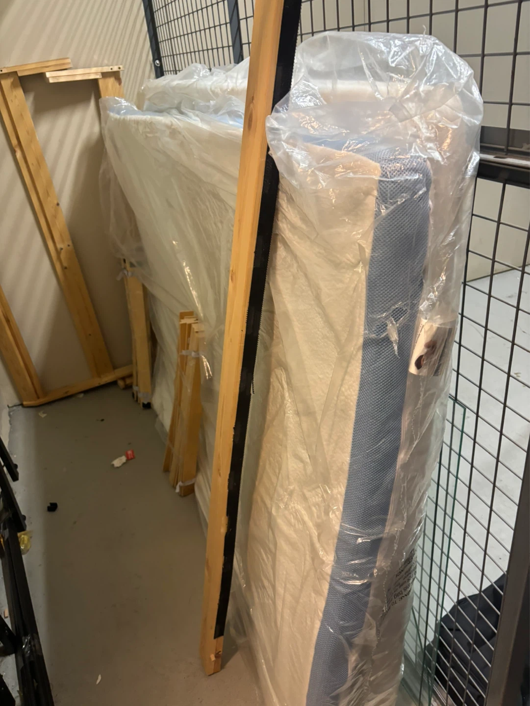 Wooden Bed Frame, Mattress & Mattress Topper - photo 3