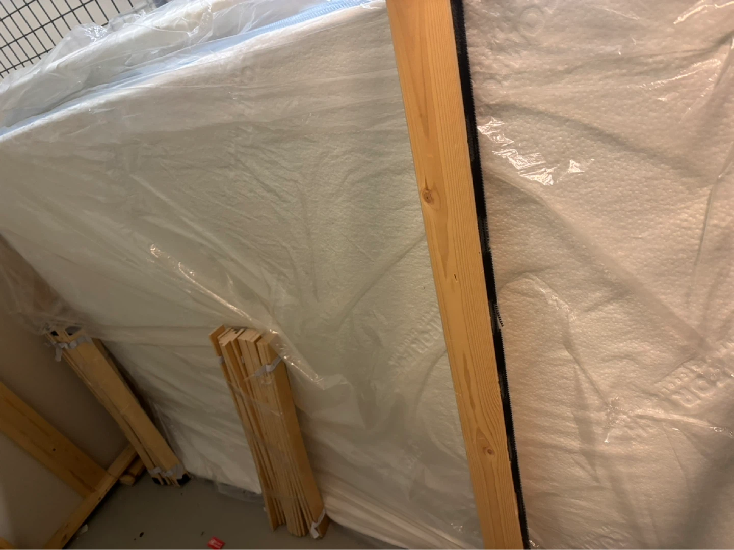 Wooden Bed Frame, Mattress & Mattress Topper - photo 5