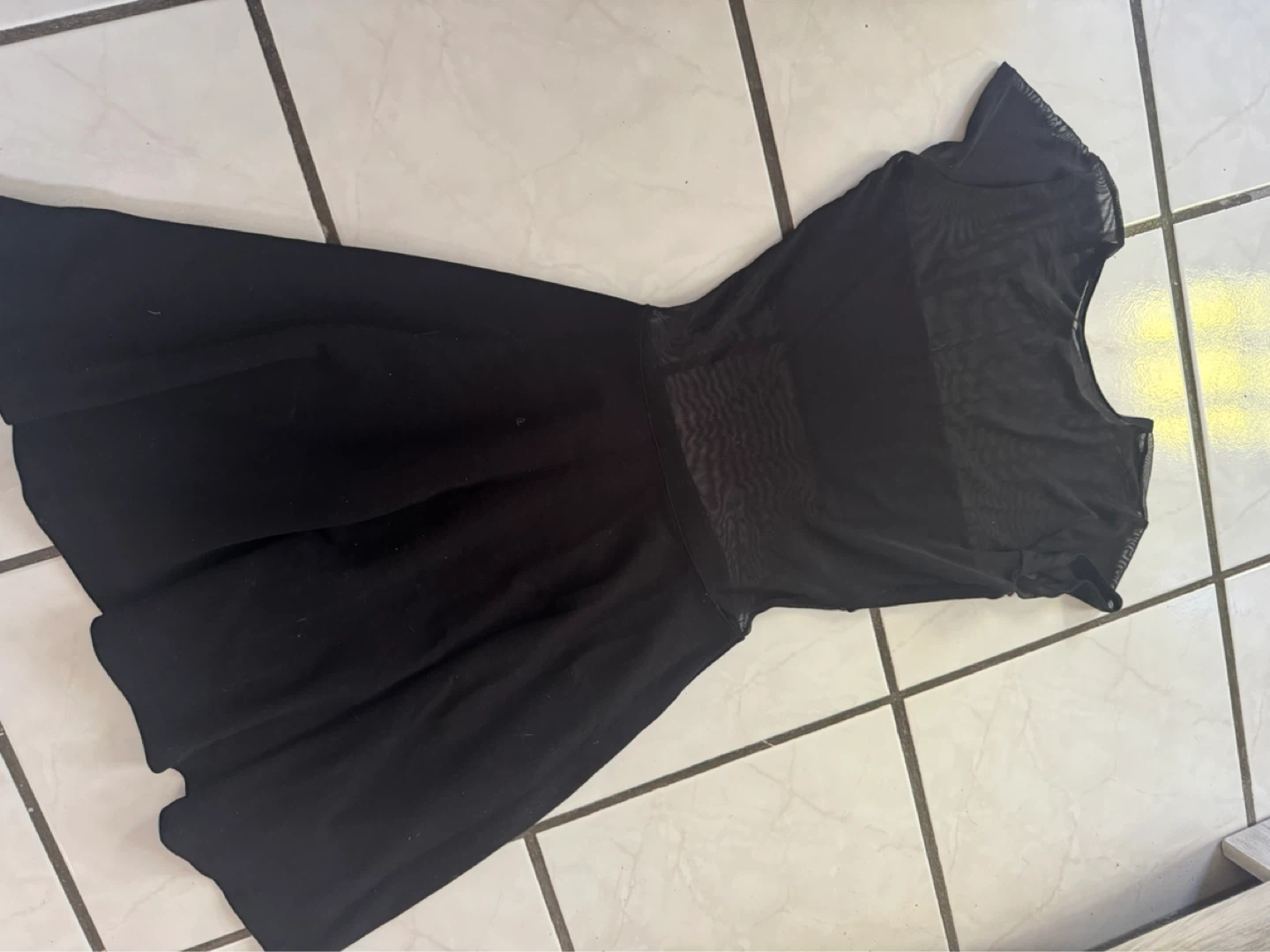 Y2K Mesh Cut Out Skater Dress - photo 2