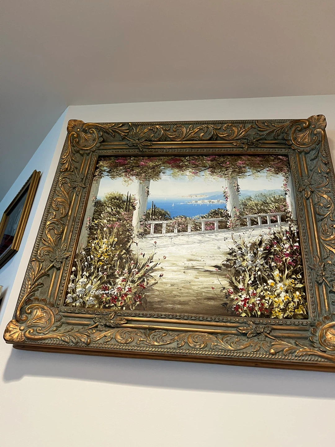 Ornate Framed Landscape Painting - photo 5