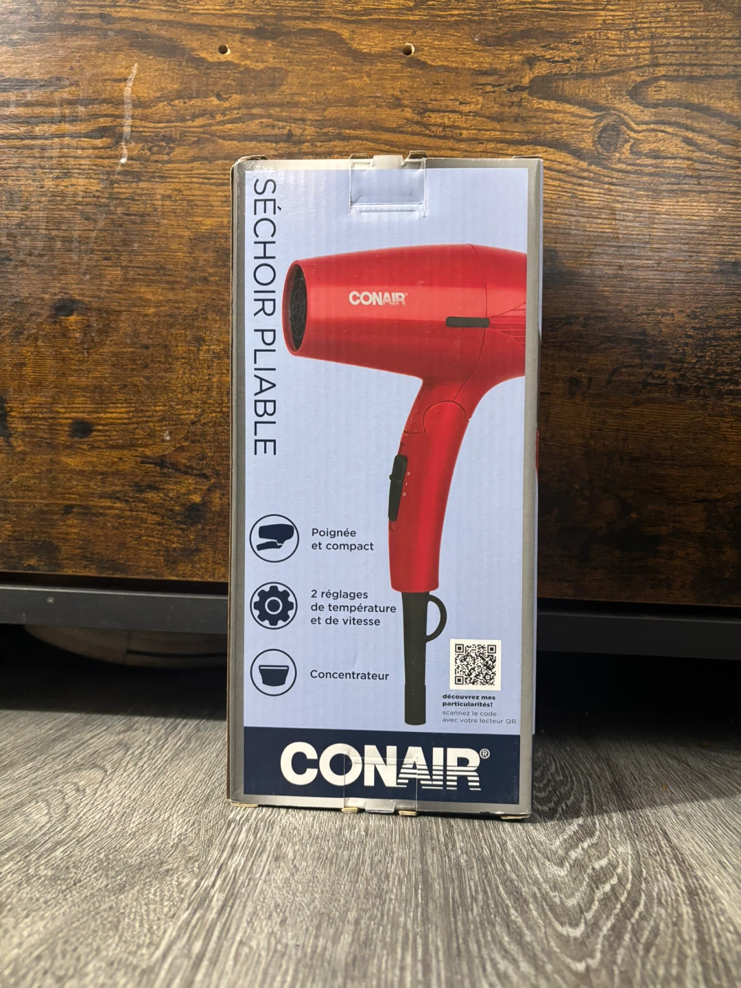 Conair Foldable Hair Dryer - Red - photo 2