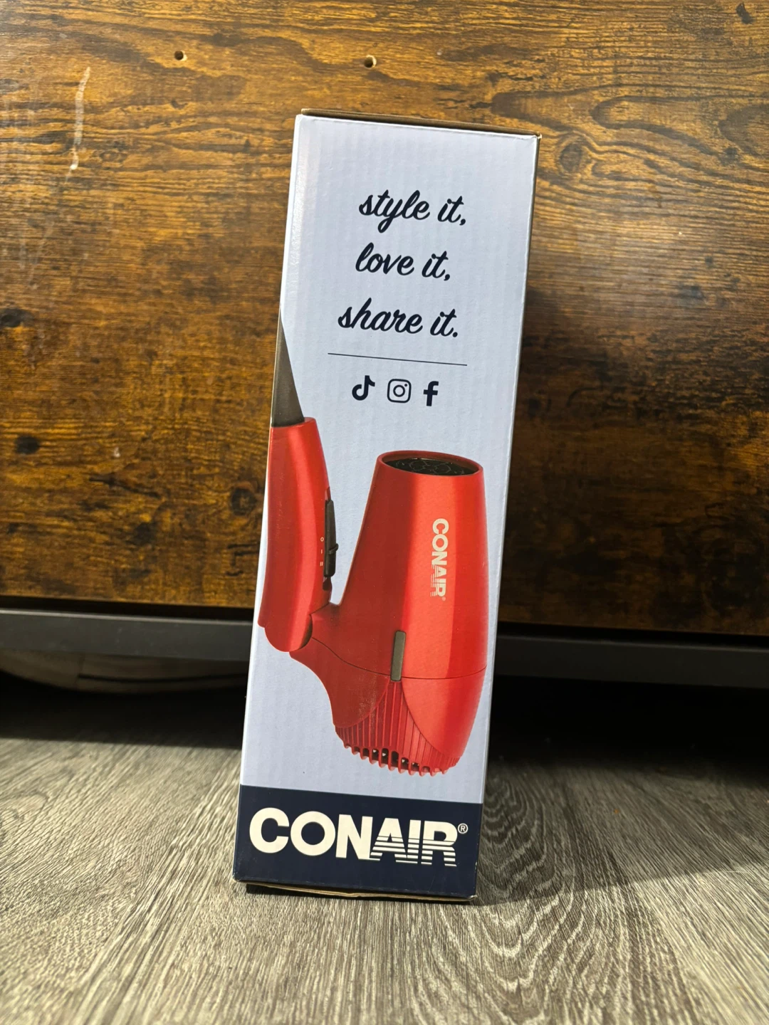 Conair Foldable Hair Dryer - Red - photo 3