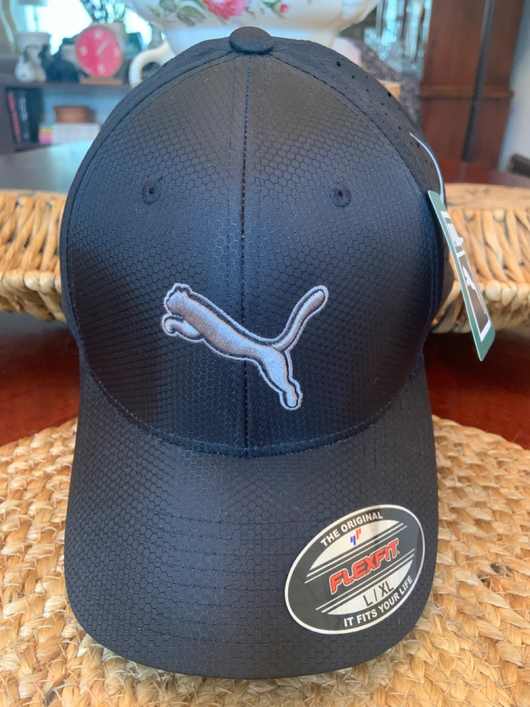 Puma Flexfit Baseball Cap L/XL Black