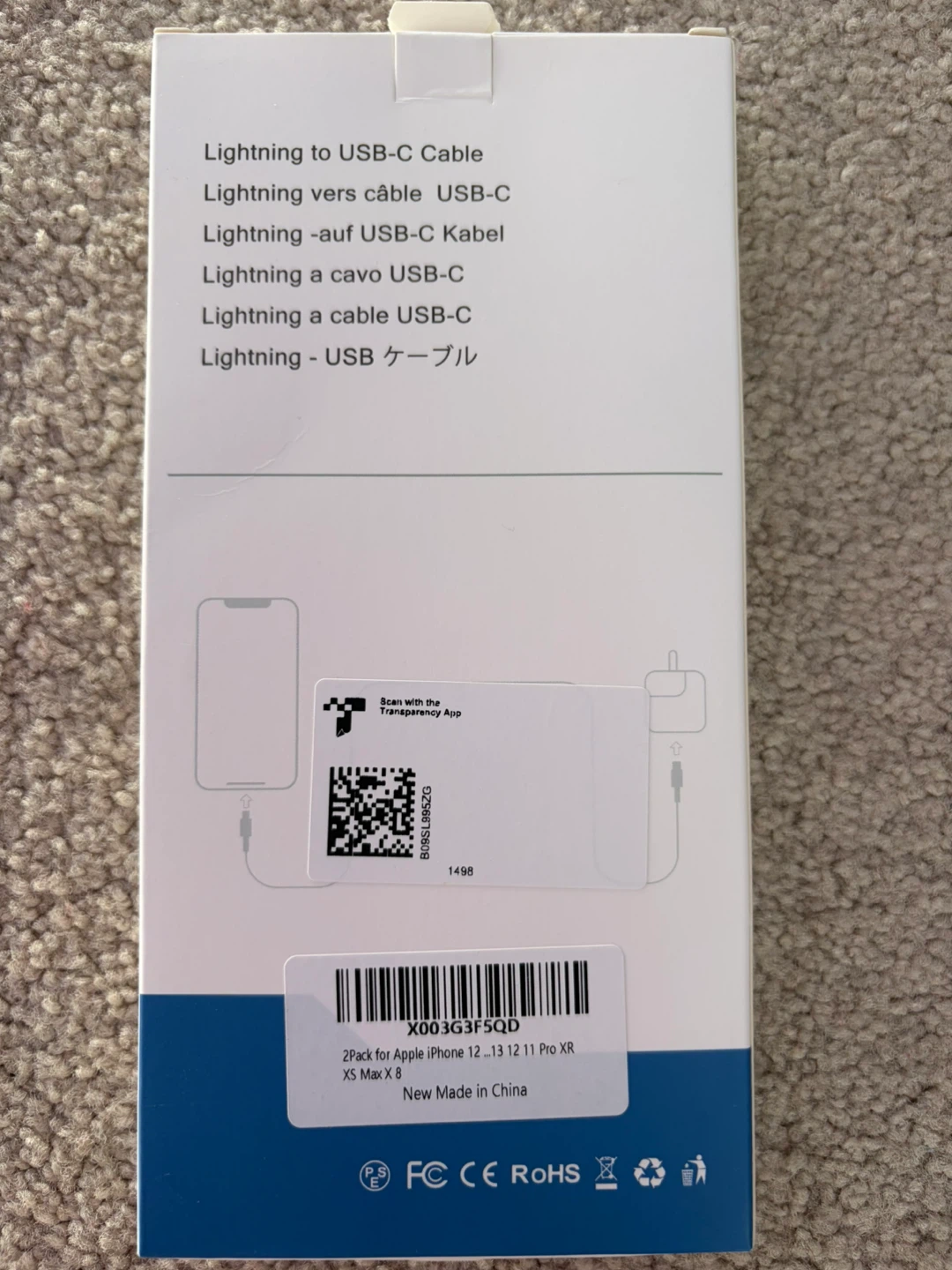 USB-C to Lightning Cable - photo 2