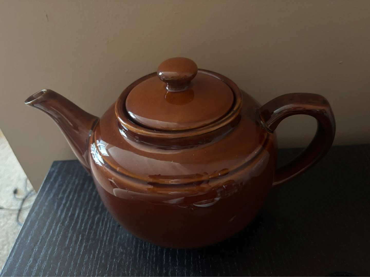 Brown Ceramic Teapot