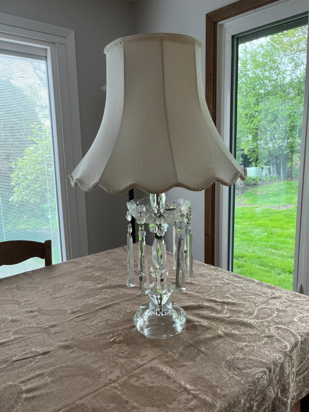 Vintage Crystal Lamp - photo 4