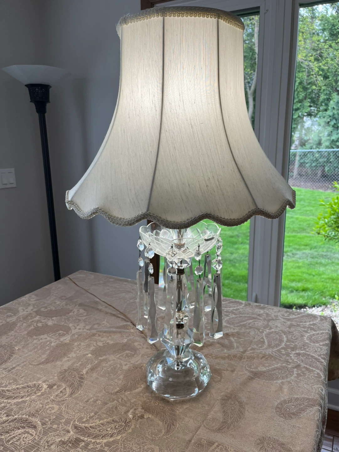 Vintage Crystal Lamp - photo 2
