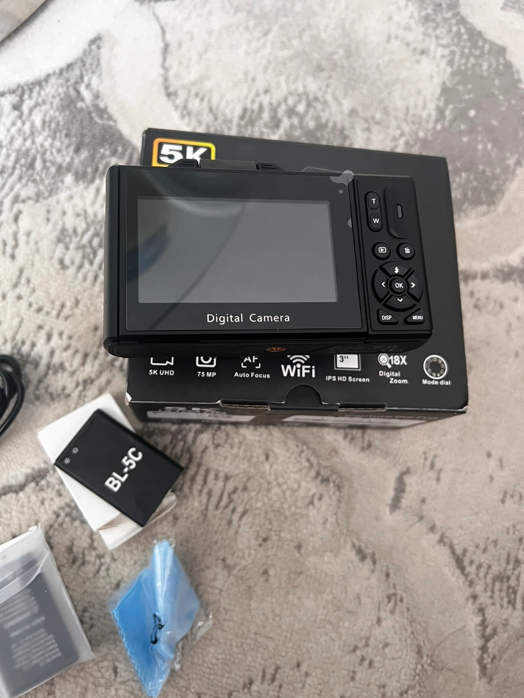 5K Ultra HD Digital Camera with 18X Digital Zoom - photo 2