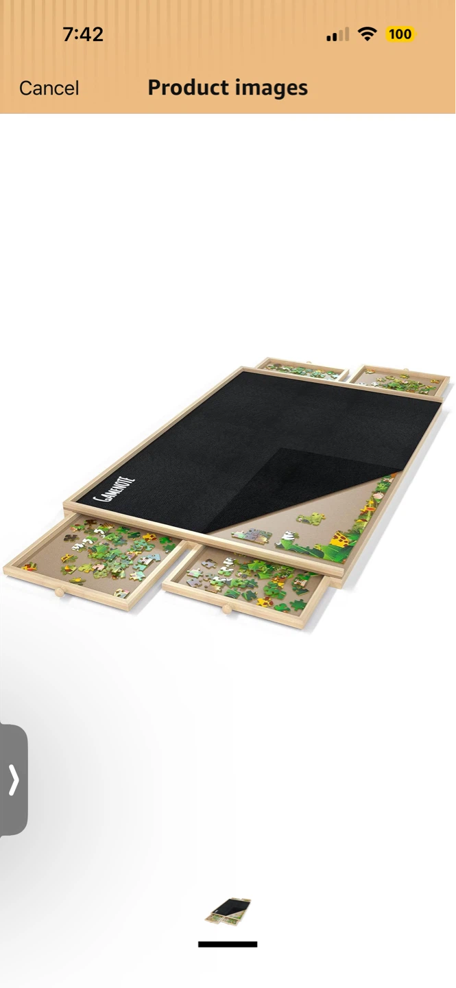 GameNote 1000 piece puzzle Sorting Trays with Lid