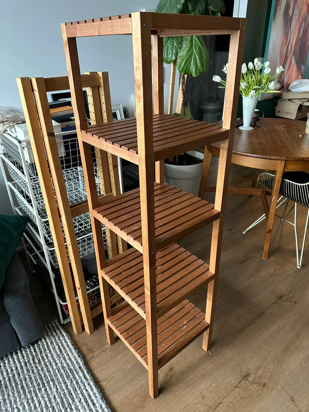 IKEA Molger Birch Shelf Unit - photo 4