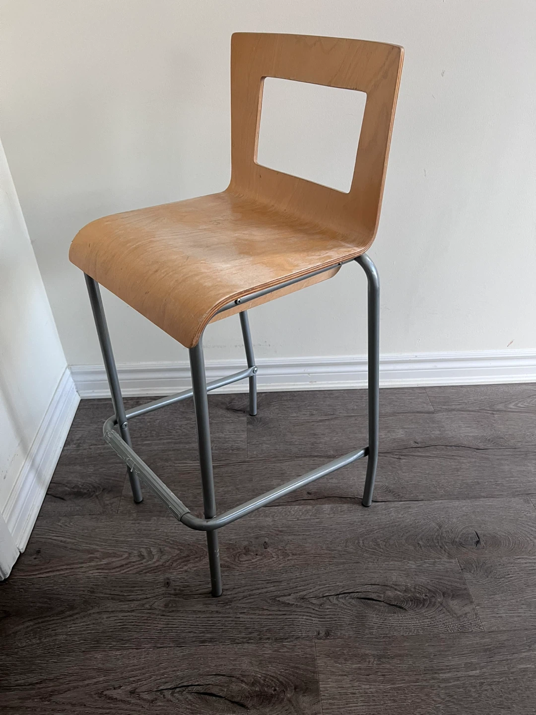 Wooden Seat Bar Stool (3 pcs) - photo 2