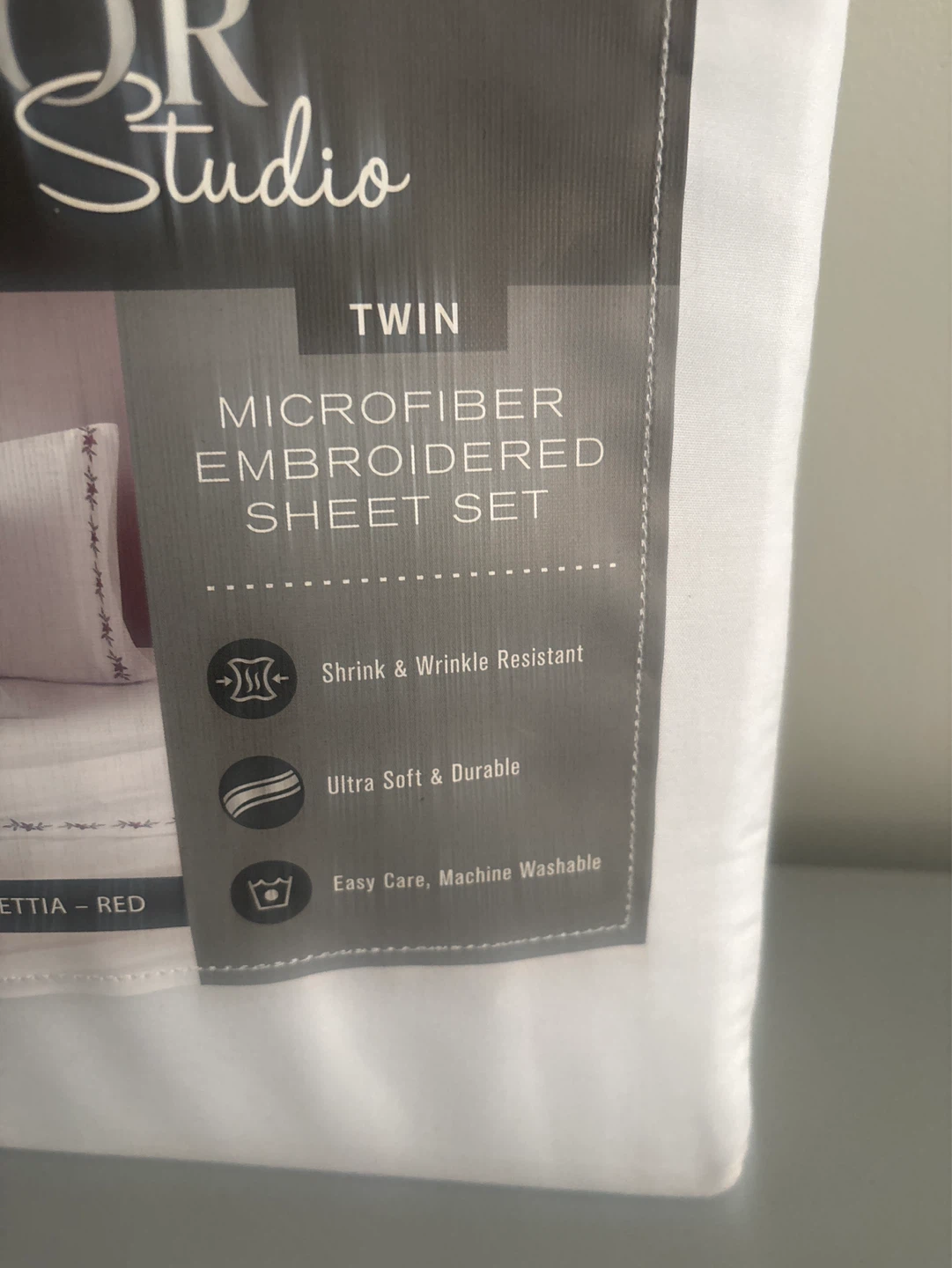 New  Decor Studio Embroidered  Twin Sheet Set - photo 2
