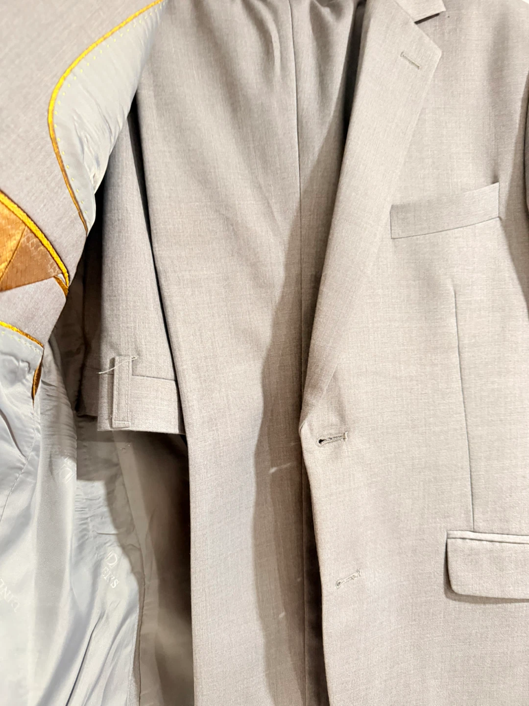 Diner's Men's Grey Suit Size 34 - photo 2